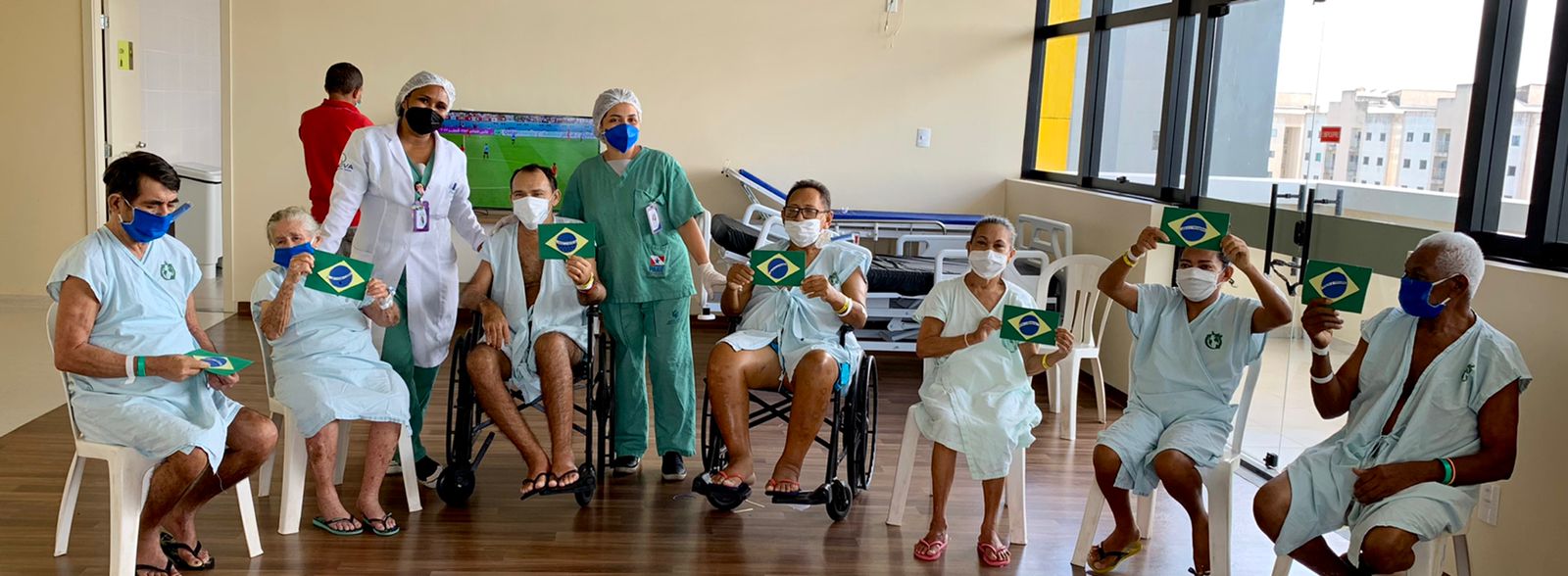 Em clima de copa, HRC realiza atividades especiais com os usuários