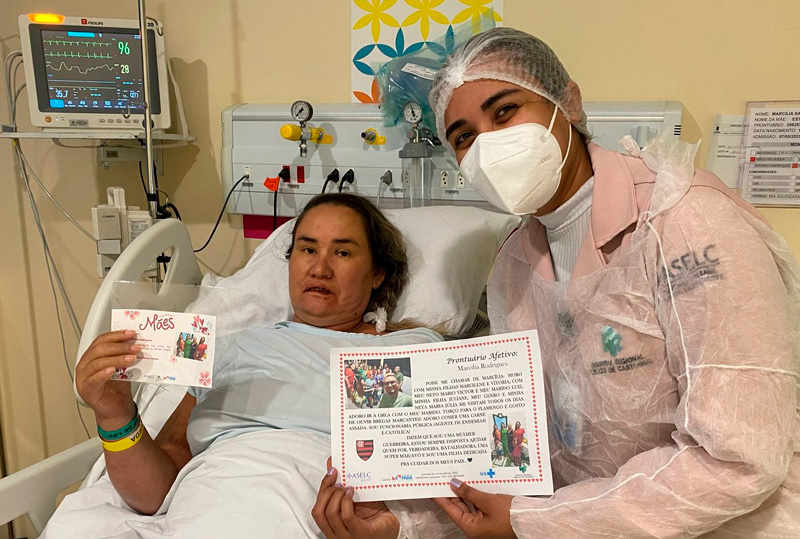 Humanização e cuidado: ações especiais marcam o Dia das Mães no HRC