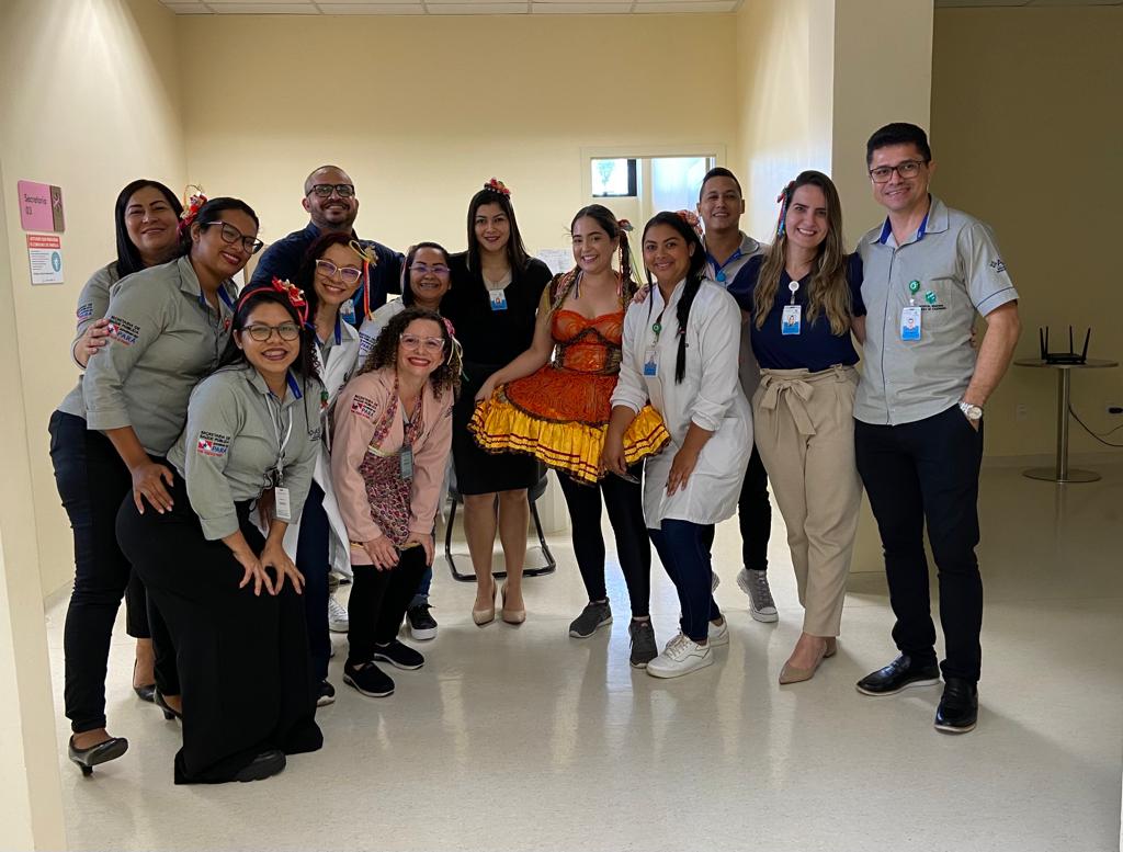 Hospital Regional Público de Castanhal promove o Arraial da Saúde para pacientes internados