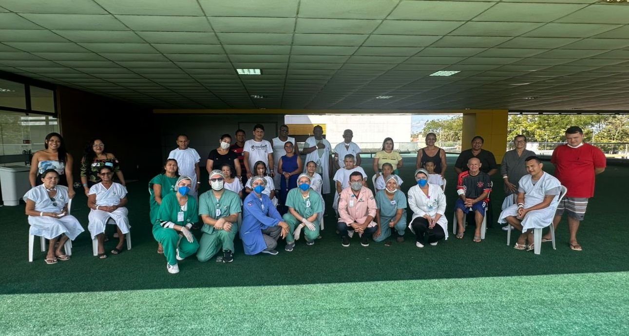 Jardim terapêutico do Hospital Regional de Castanhal transforma cuidados hospitalares em momentos de leveza e acolhimento