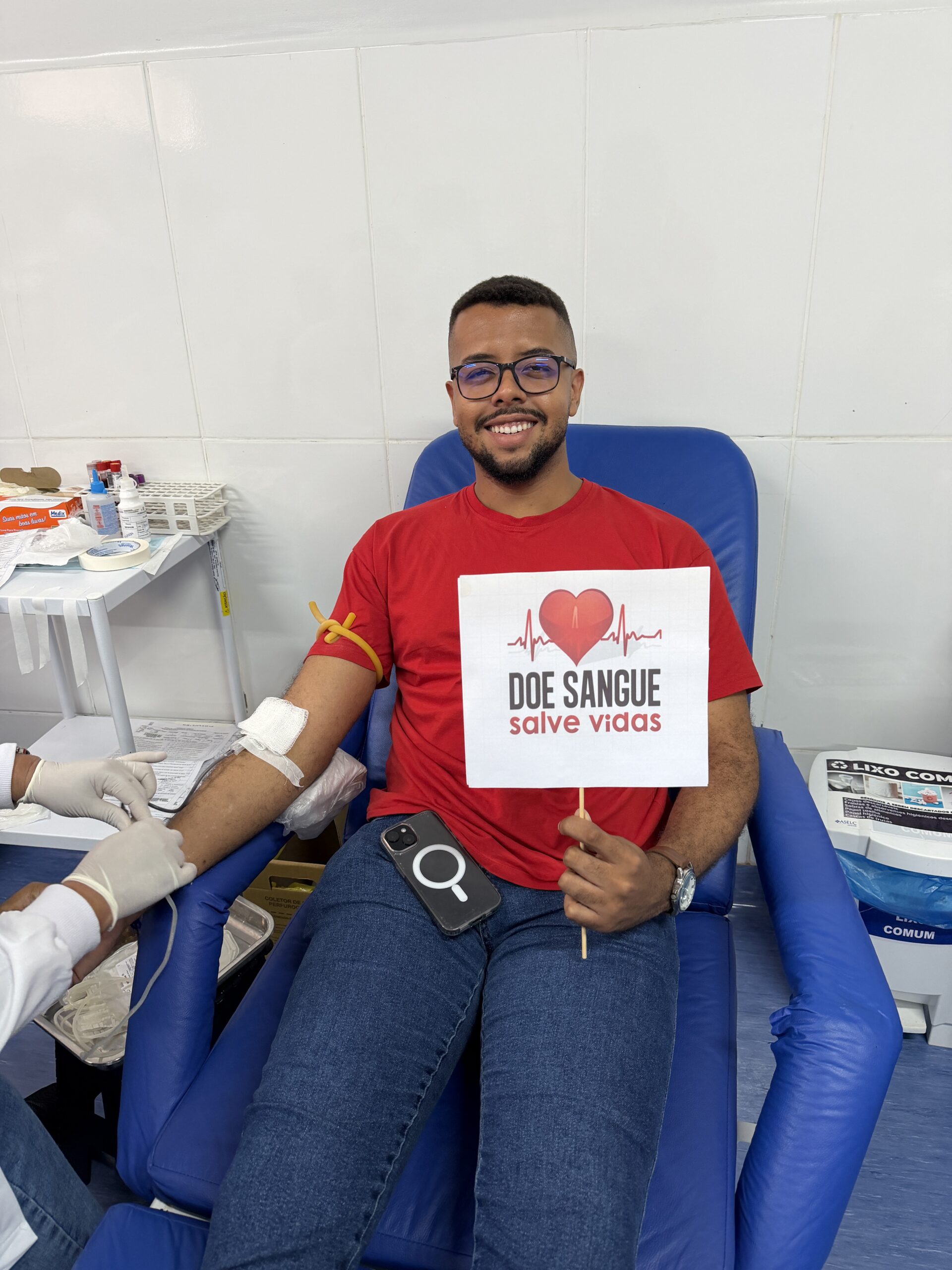 Gabriel Grapiuna, Doador Voluntário