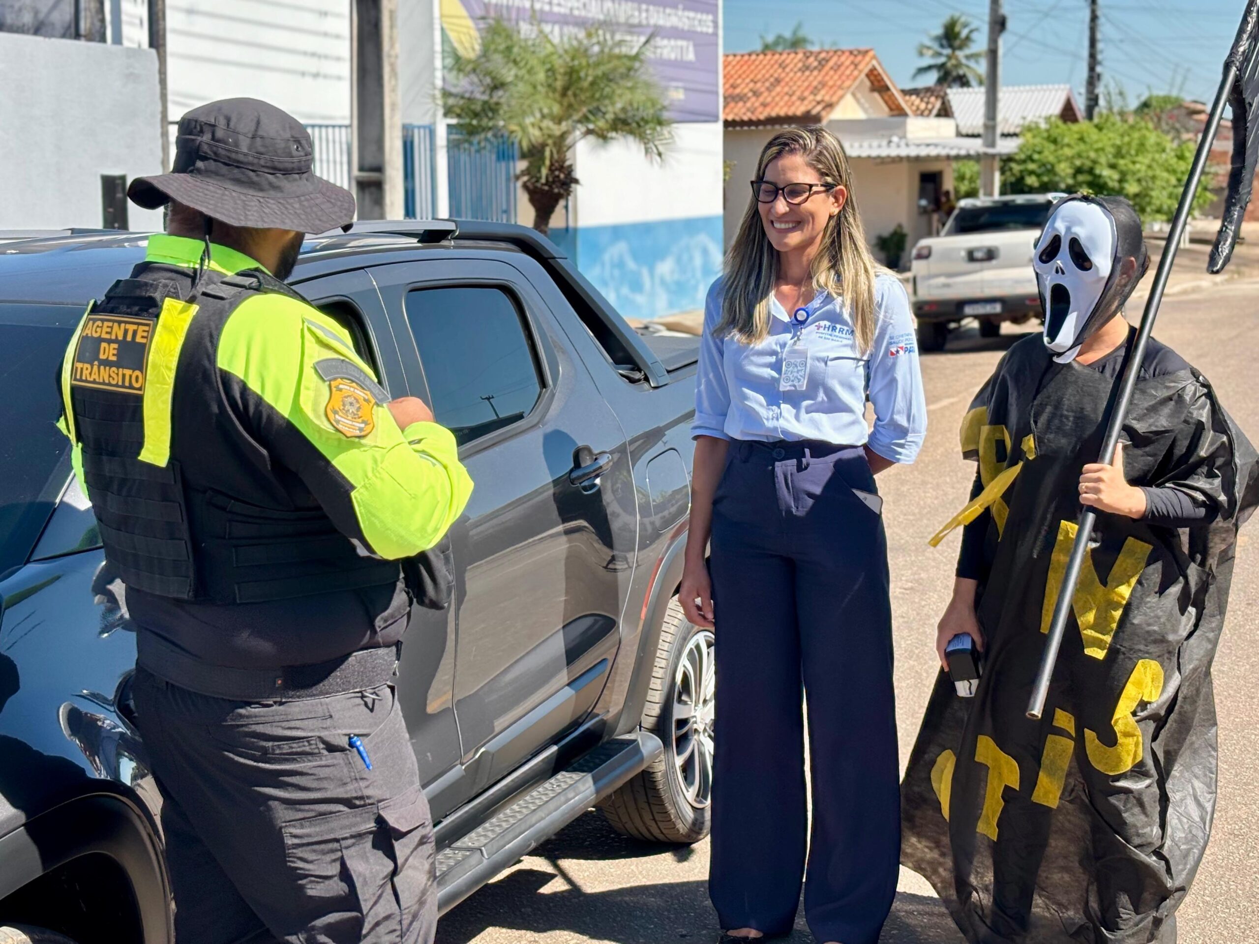 Foto da ação Maio Amarelo 2