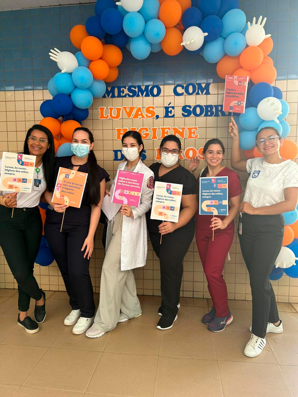 Hospital Regional Público do Araguaia realiza ação educativa sobre Higiene das Mãos e Uso Consciente de Luvas