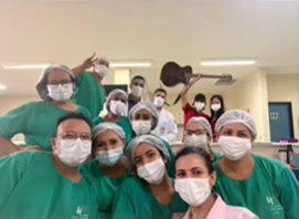 HRPA realiza musicoterapia como forma de cuidado humanizado