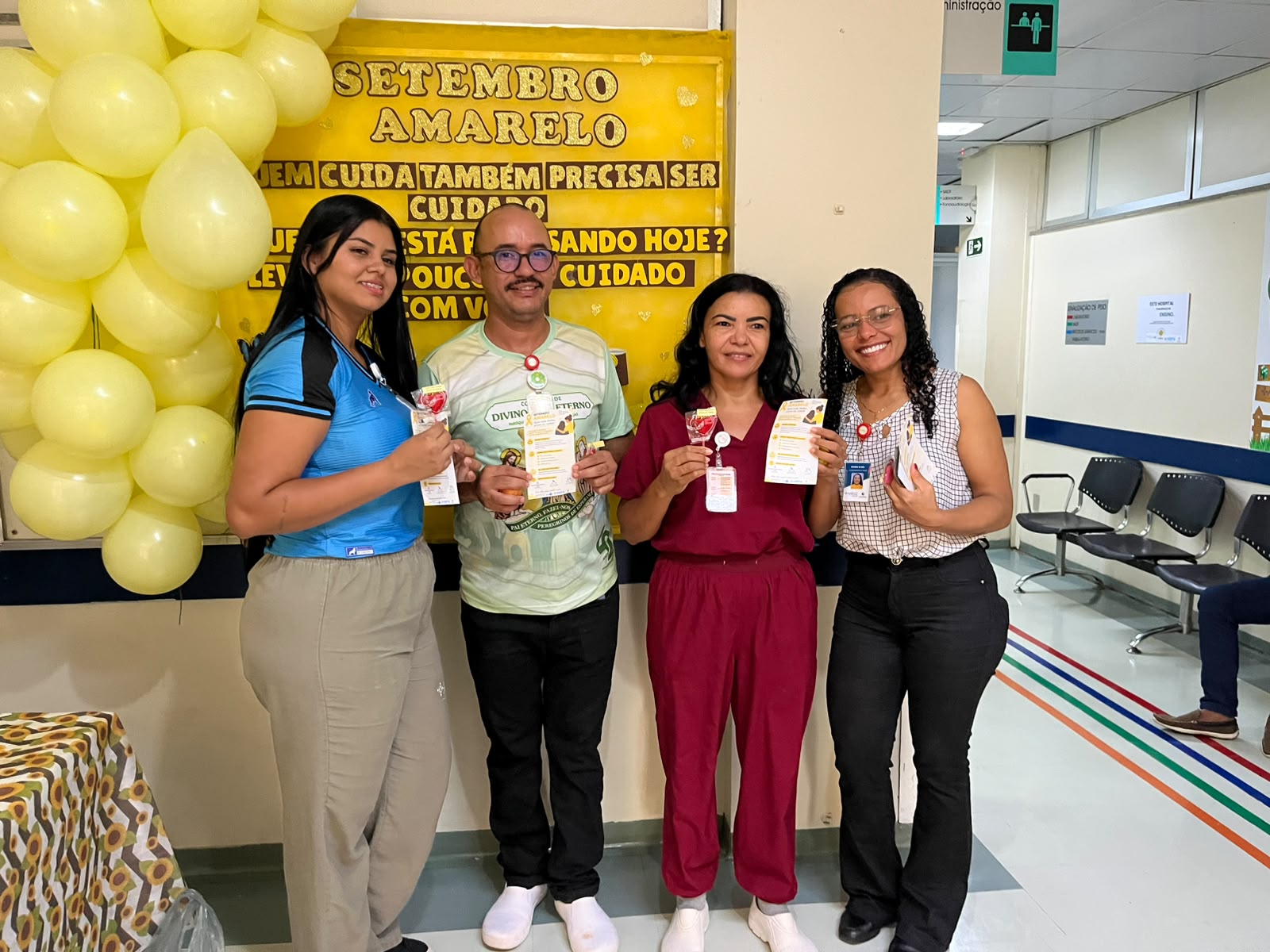 HRPA promove ações de acolhimento e conscientização durante o Setembro Amarelo.