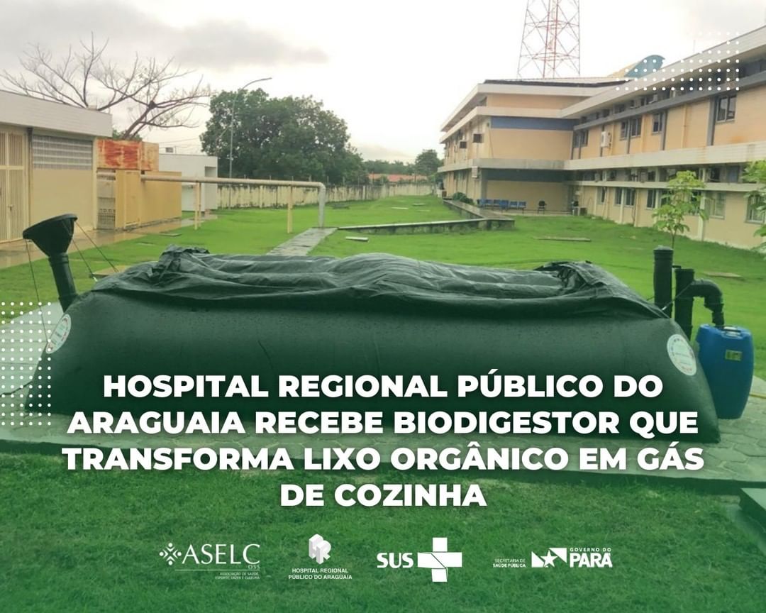 HRPA recebe biodigestor que transforma lixo orgânico em gás de cozinha