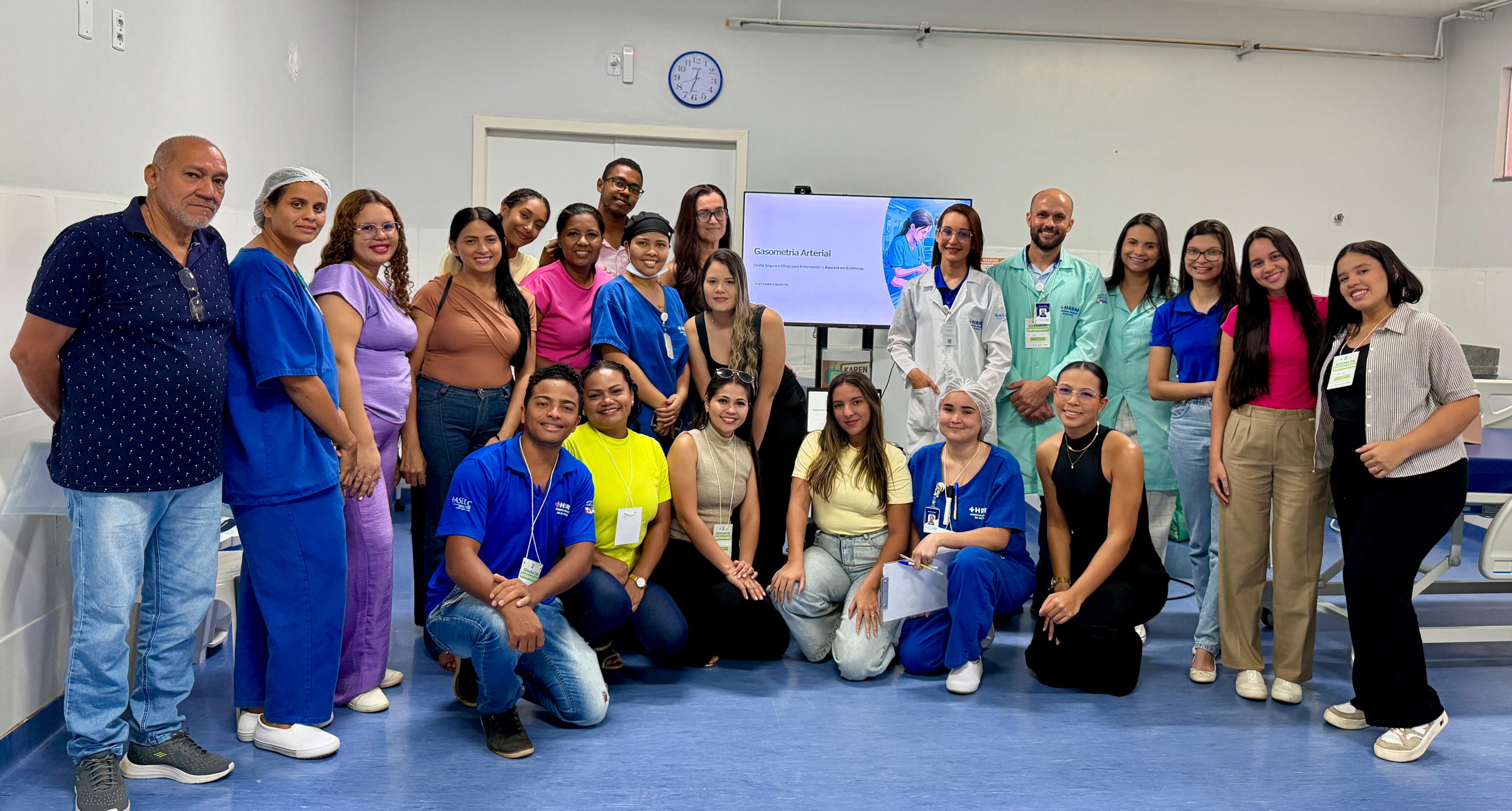 Conhecimento que transforma o cuidado: HRRM realiza Semana da Enfermagem com minicursos e atividades práticas