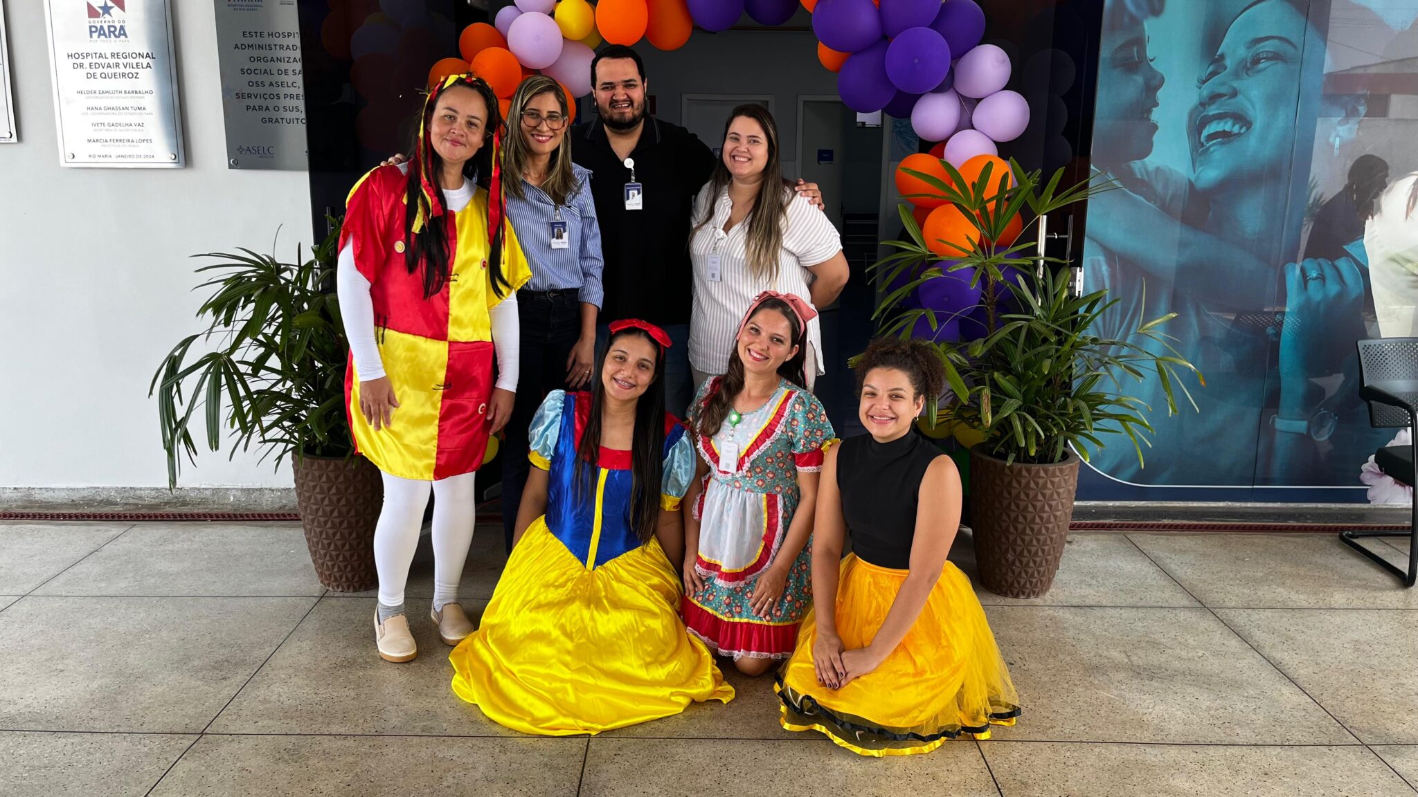 Dia das Crianças é comemorado com muita diversão no Hospital Regional de Rio Maria