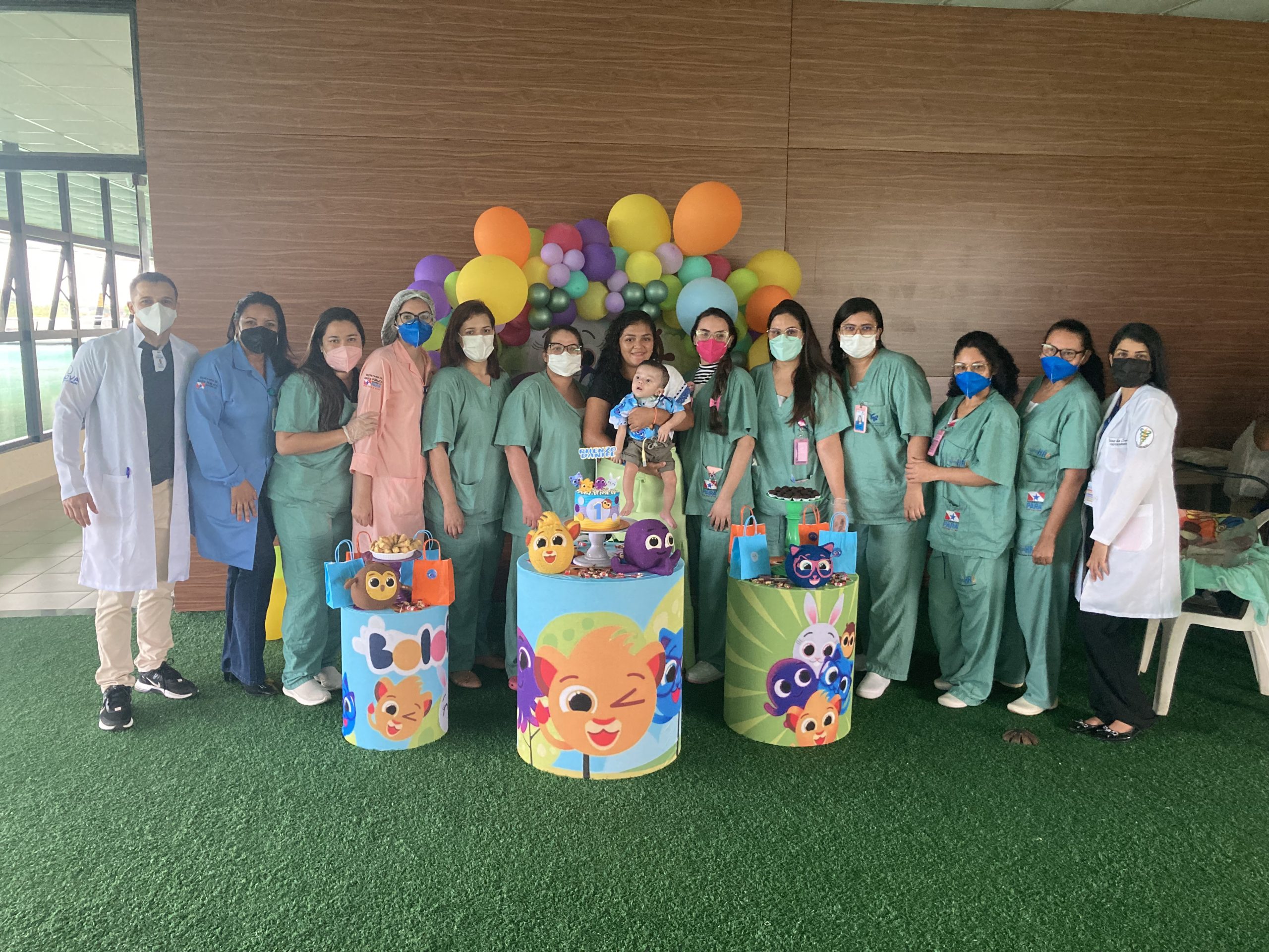 Hospital Regional Público de Castanhal realiza festa de 1 ano para paciente internado