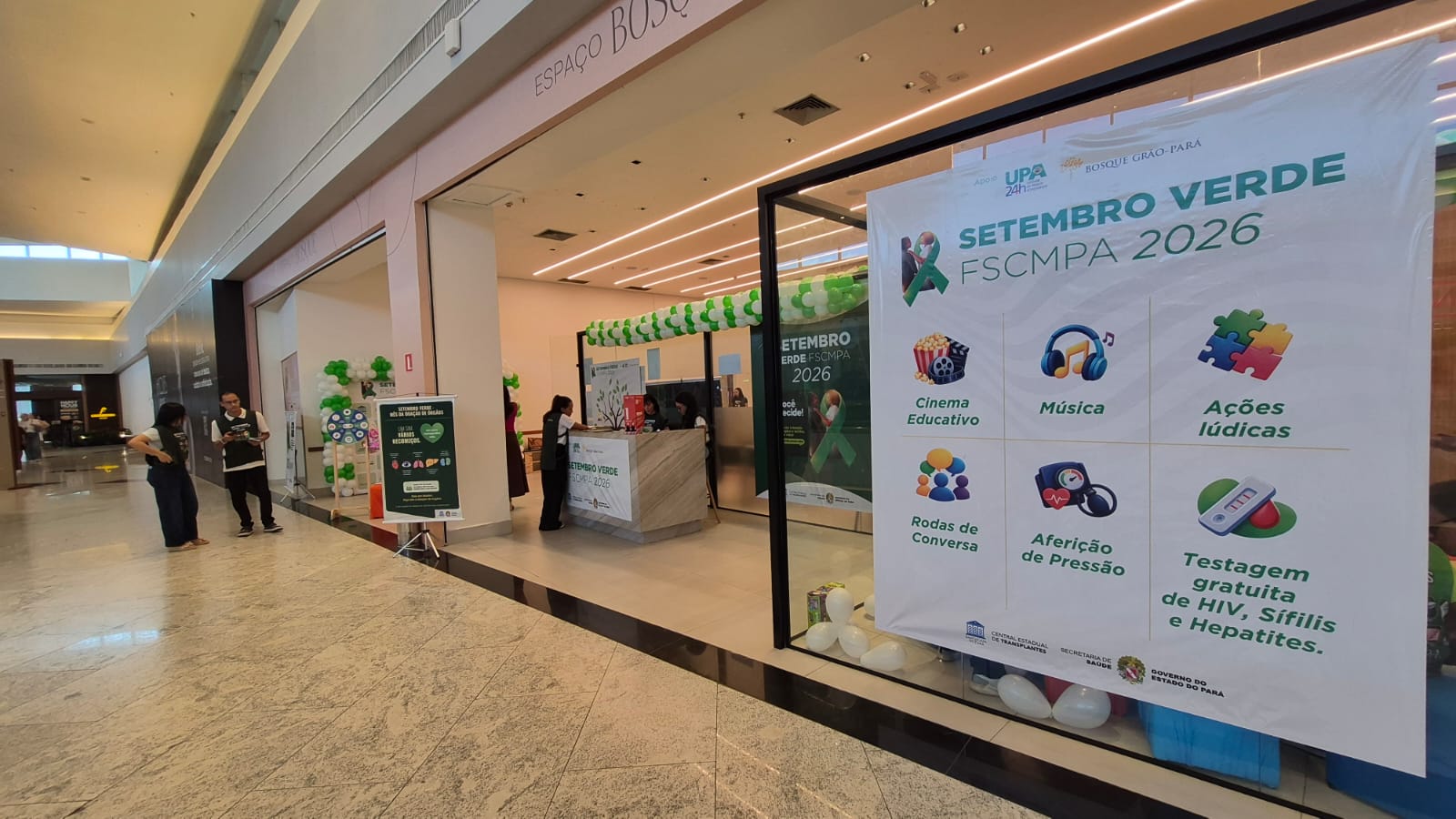 UPAs Jurunas e Terra Firme participam do encerramento da Campanha ‘Setembro Verde’ e promovem educação em saúde