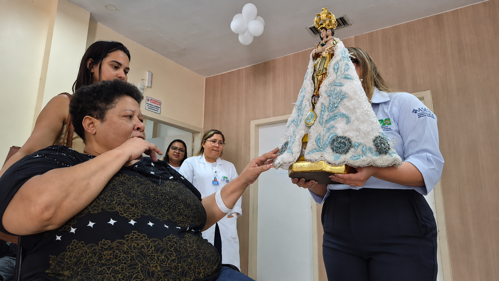 Devoção marca a visita da ‘Imagem de Nossa Senhora de Nazaré’ nas UPAs Jurunas e Terra Firme